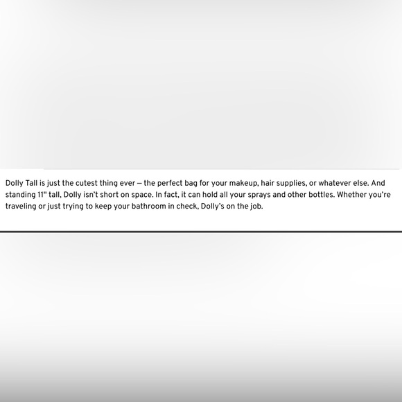 💕 NWT LUG DOLLY TALL Cosmetic Case Magenta - Picture 8 of 9